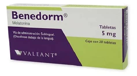 Benedorm 20 Tabletas Sublinguales 5mg Envío gratis