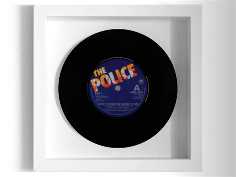 The Police Don T Stand So Close To Me Framed Vinyl Record