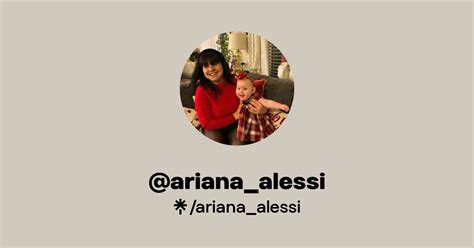 Ariana Alessi Instagram Tiktok Linktree