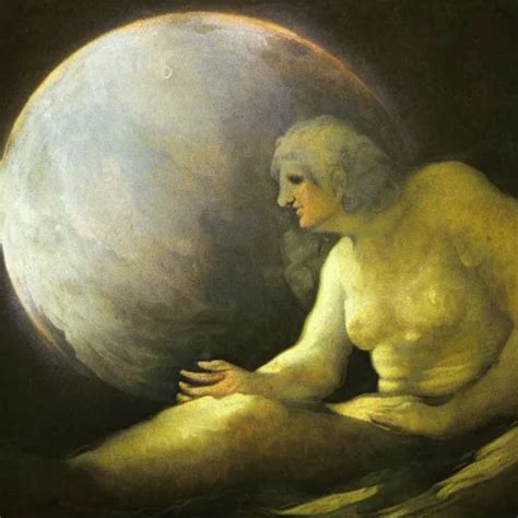 Luna Grieving Gaia Fresco By Francisco Goya Stable Diffusion OpenArt