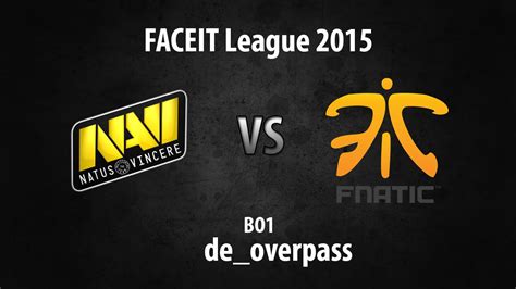 Na Vi Vs Fnatic Bo De Overpass Eng Faceit League