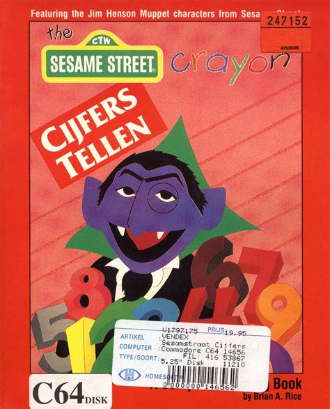 Sesame Street Crayon, The: Numbers Count - Commodore 64 Game - Download ...