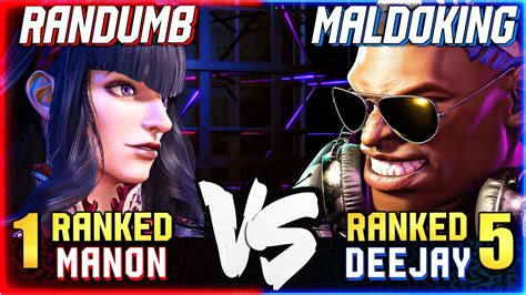 Sf Randumb Ranked Manon Vs Maldoking Ranked Dee Jay Street