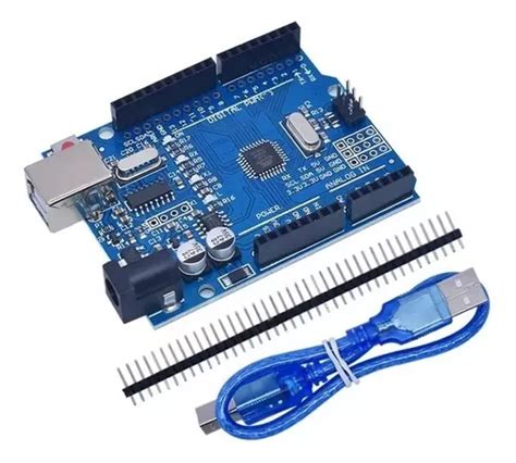 Placa Atmega328p Smd Compativel Com Arduino Uno R3 C Cabo Mercadolivre