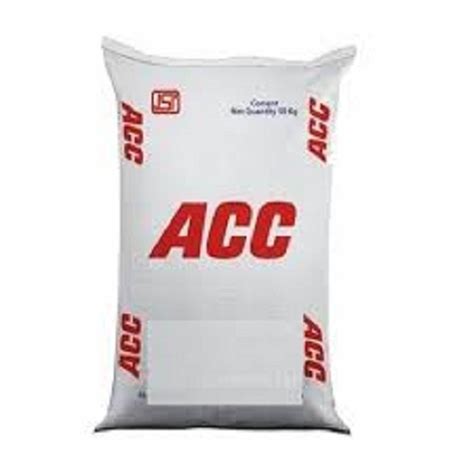 Acc Cement Bending Strength: 53 Mpa Or 53 N/mm2 at Best Price in ...