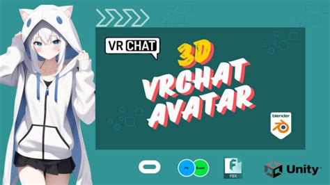 Modele Un Avatar Vrchat Personalizado En 3d Anime O Avatar Furry