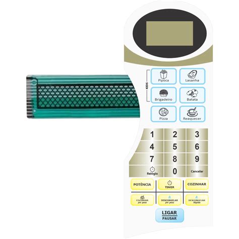 Membrana Teclado Microondas Philco Pms N Pms N Shopee Brasil