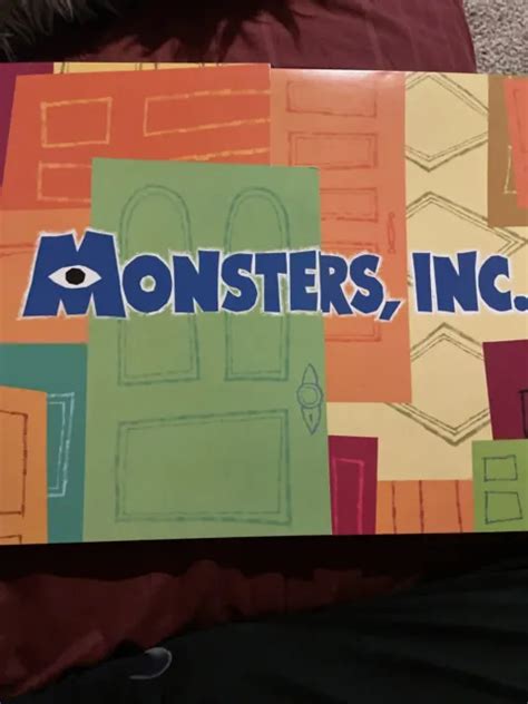 Disney Pixar Monsters Inc Exclusive Lithographs Portfolio Set Prints