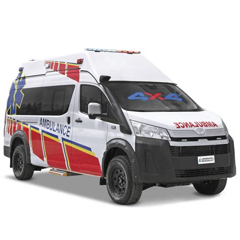 Ambulância de resgate eath4x4shr Paramed International para