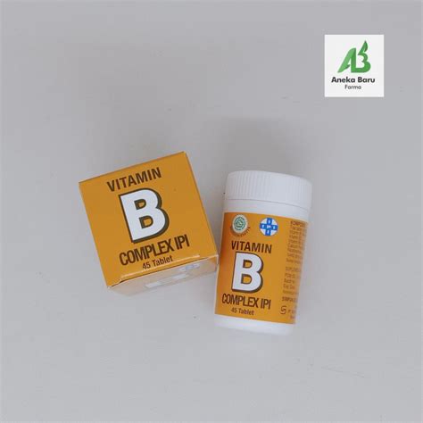 Jual Ipi Vitamin B Complex Tab Tablet Shopee Indonesia