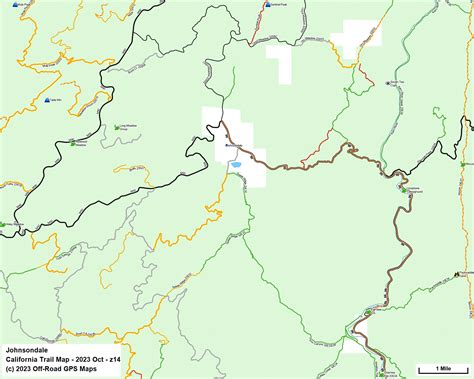 Sequoia Nf Western Divide California Trail Map