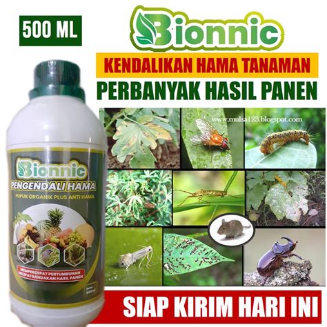 Jual Pestisida BIONNIC 500 ML Atasi Hama Penyakit Padi Sawah Terbaik