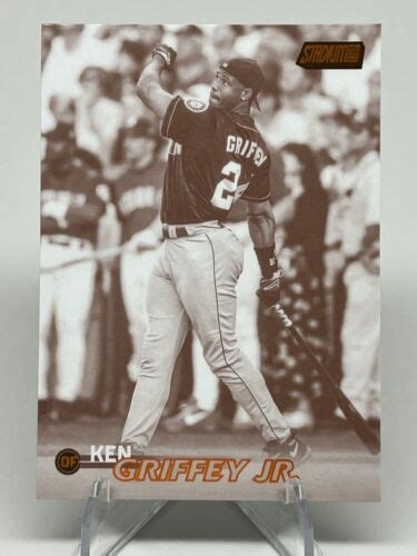 2023 Topps Stadium Club Ken Griffey Jr 39 Sepia Parallel Seattle