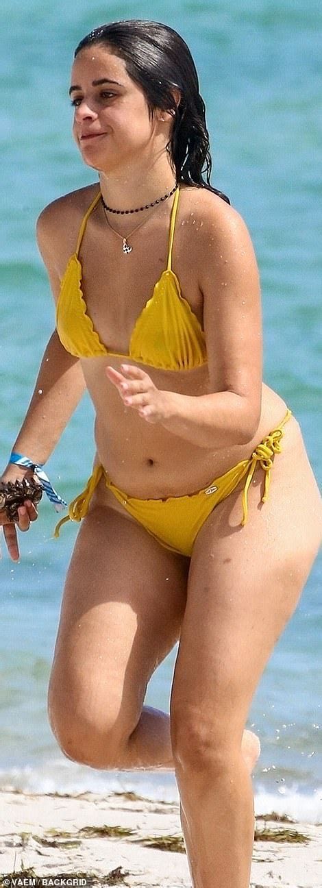 Camila Cabello Puts On A Very Cheeky Display In Thong Bikini As She