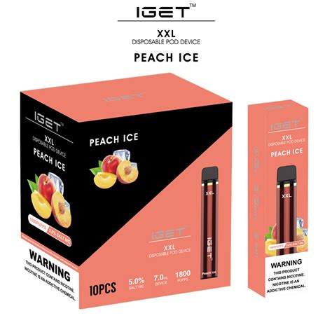 2021 Original Iget Xxl 1800 Puffs Disposable Vape Electronic Cigarette With 950mah Battery