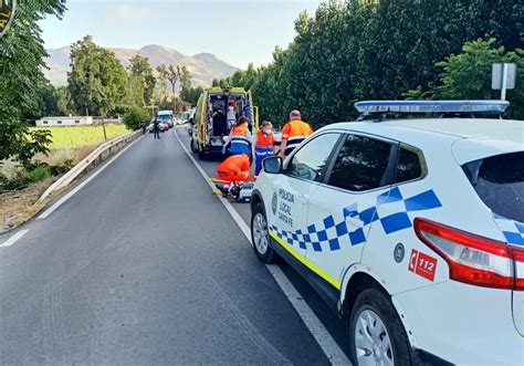 Accidente En Granada Un Ciclista De A Os Queda Inconsciente Tras