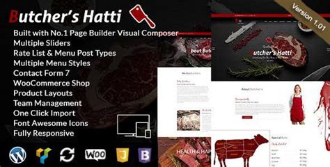 Butcher S Hatti Butcher Meat Shop Woocommerce WordPress Theme