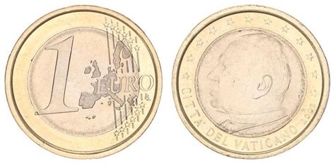 Vatikan 1 Euro 2003 Kursmünze mit Papstmotiv prägefrisch MA Shops