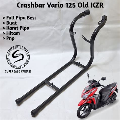 Jual Crashbar Tubular Vario Old Kzr Plus Dudukan Lampu Tembak Full