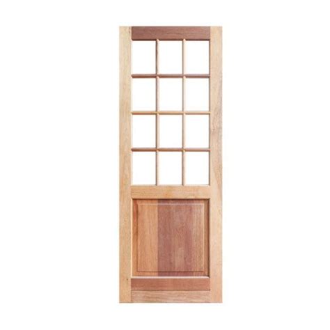 Wooden Door 2 Pane Glass Single Meranti Door 813x2032 Johannesburg