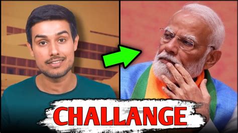 Dhruv Rathee Open Challange To Pm Modi Ji 😳 Youtube