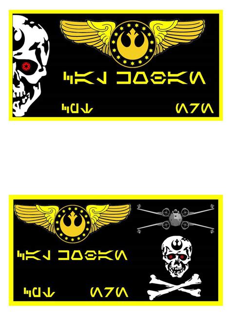 Skull Squadron Nameplates By Viperaviator On Deviantart