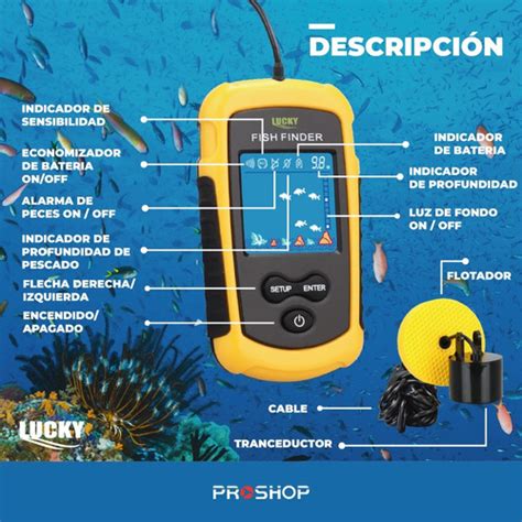 Pesca Ecosonda Fish Finder Portatil Sonar M Modelo Nuevo Proshop