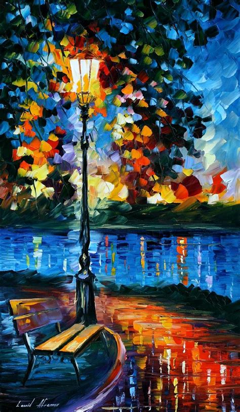 Charm Of Loneliness — Palette Knife Oil Painting On Canvas By Leonid