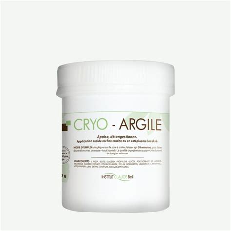 Cryo Argile Format Professionnel 500g Institut Claude Bell