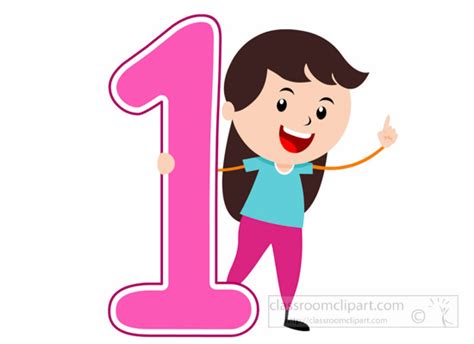 Numbers Clipart - girl-standing-with-number-one-math-clipart-6920 ...