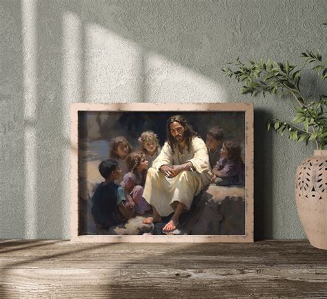 Christ Portrait Christian Printable Wall Art Christian T Christian Art Prints Christ Art