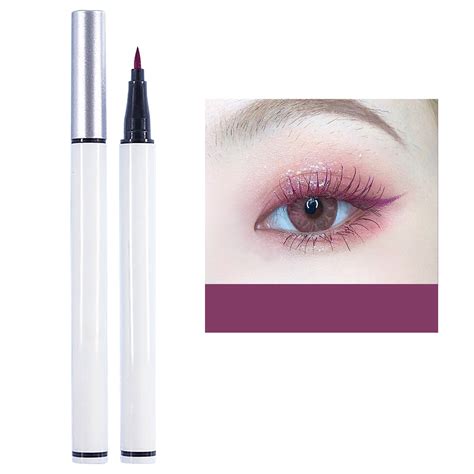 Liquid Eyeliner With Precision Brush Head Waterproof Long Lasting Color