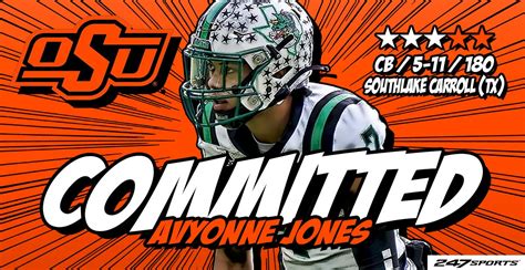 Texas 2022 Db Avyonne Jones Commits To Oklahoma State