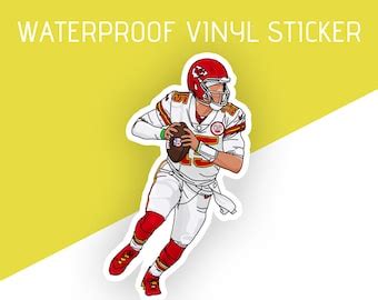 Patrick Mahomes Holographic Sticker Etsy