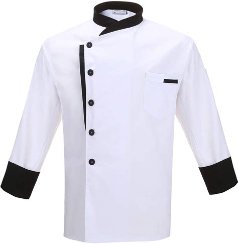 Unisex Cotton And Polyester Unise Chef Uniforms Machine Wash Size M