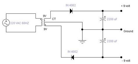 Rangkaian Power Supply Trafo Ct