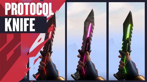 Protocol A Knife Skin Showcase Protocol Melee Valorant Protocol