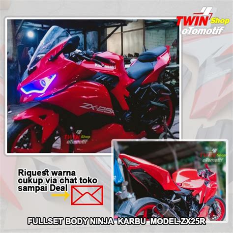 Jual Fullset Body Modifikasi Ninja Zx R Untuk Ninja Karbu Fullset Body