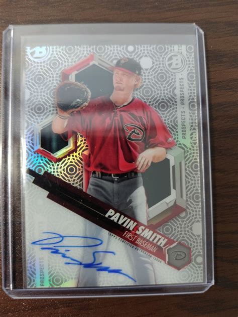 Yahoo オークション Pavin Smith Auto Autograph Topps Bowman High