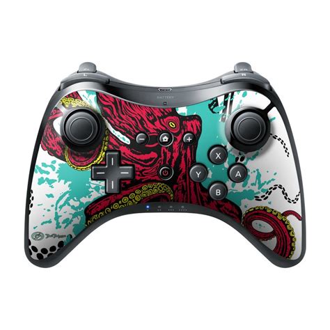 Nintendo Wii U Pro Controller Skin - Octopus by David Dunleavy | DecalGirl