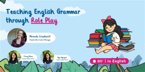 Free New Webinar Teaching English Grammar Through Role Play