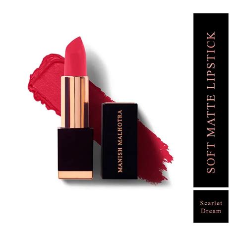 Myglamm Manish Malhotra Soft Matte Lipstick Scarlet Dream 4g Souq Al