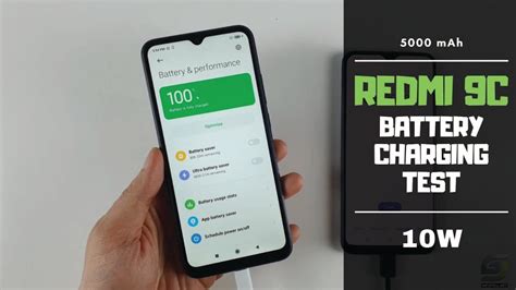 Xiaomi Redmi 9c Battery Charging Test 0 To 100 10W 5000 MAh YouTube