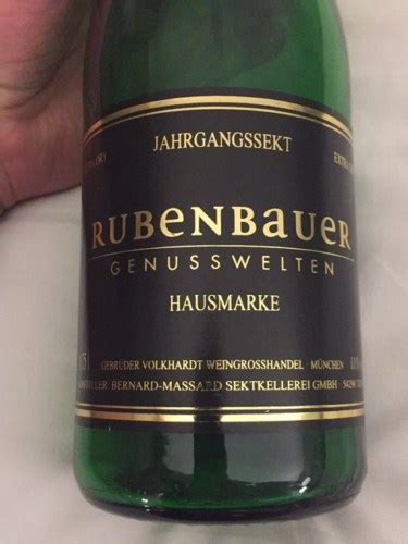 Bernard Massard Rubenbauer Genusswelten Jahrgangssekt Extra Dry Vivino Us