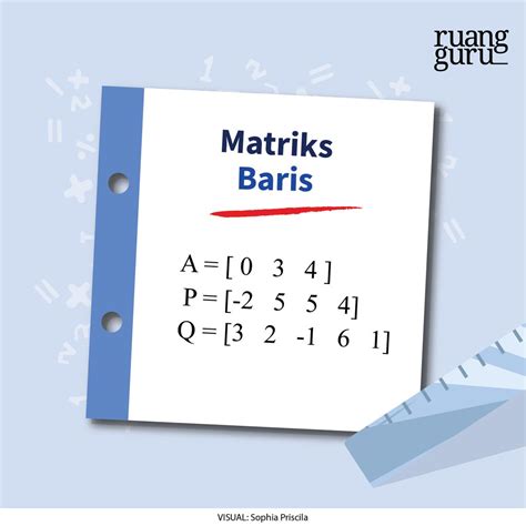 Mengenal Matriks Pengertian Jenis Dan Transpose Matematika Kelas