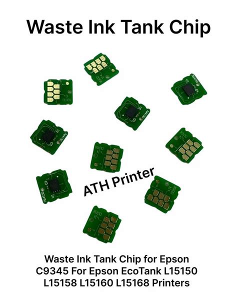 Waste Ink Tank Chip For Epson C9345 For Epson EcoTank L15150 L15158