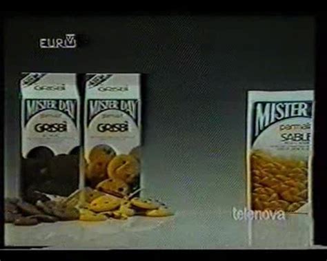 Parmalat Grisbi Mister Day Biscotti 1984 Spot 80 La Casa Degli