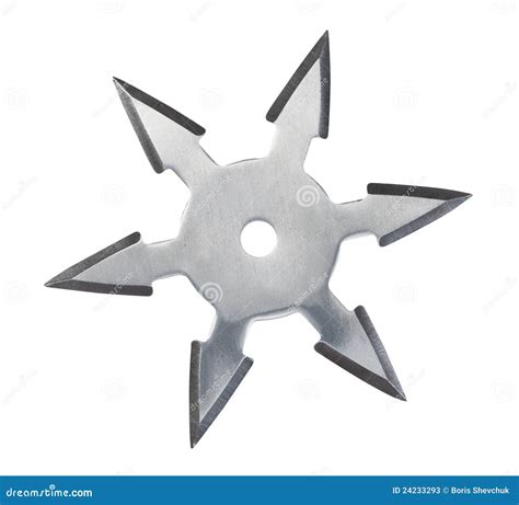 Throwing Star Ninja Shuriken Stock Photos Image 24233293