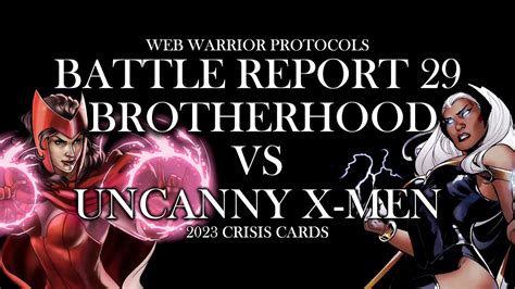 Marvel Crisis Protocol Battle Report Brotherhood Vs Uncanny X Men