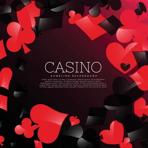 casino background with playing cards symbols 45940734 Vector Art at ...